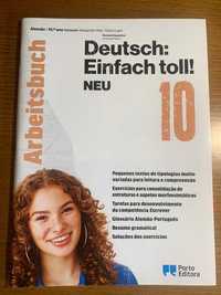 Deutsch Einfach toll Neu Caderno de atividade, Alemão 10º ano