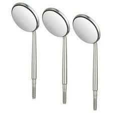 Dental Mouth Mirrors Plain Rhodium Front Surface No-5  48pcs Deal