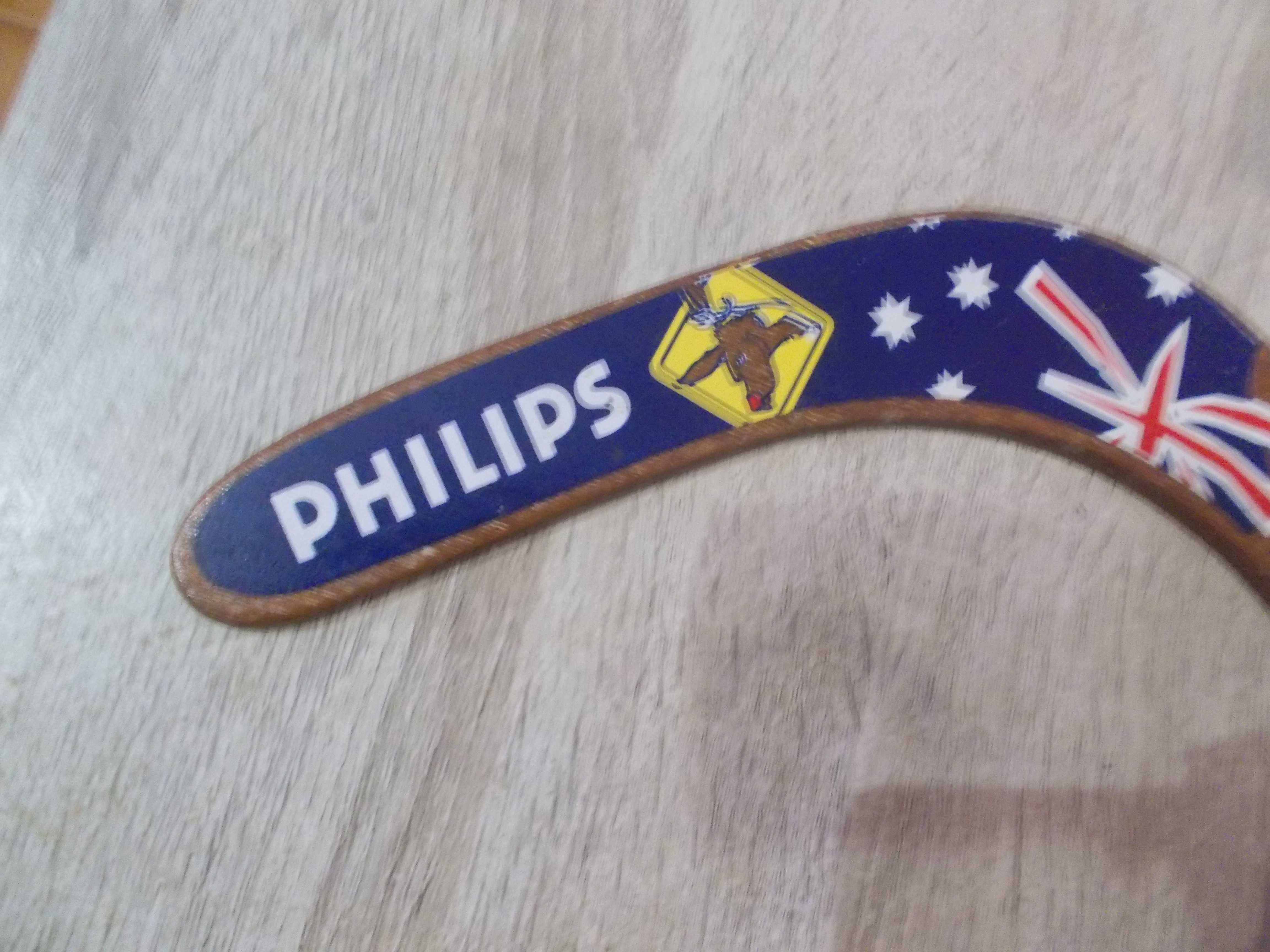 bumerangue em madeira da marca Philips
