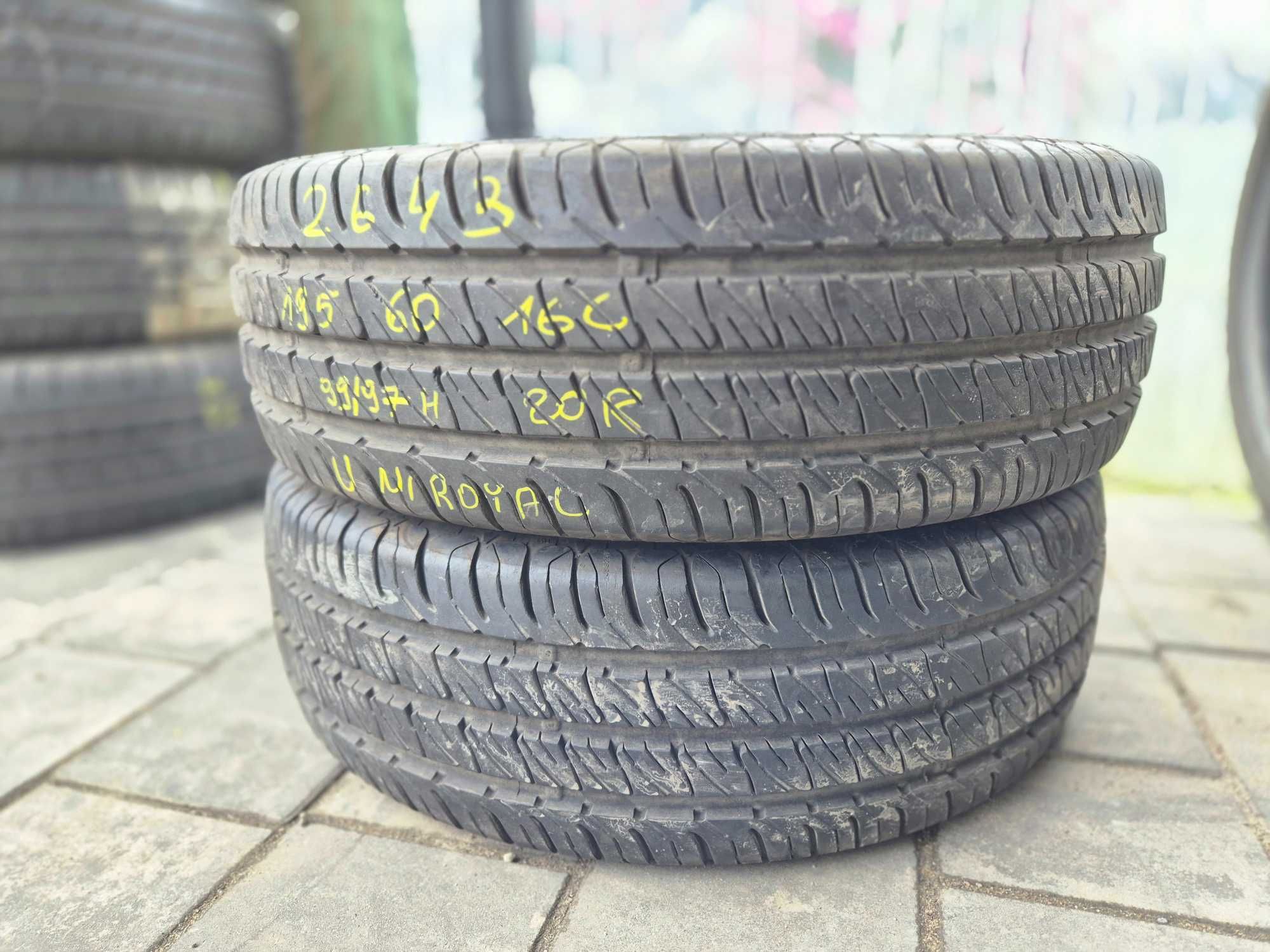 Wzmocnione C Uniroyal RainMax 3 195/60r16c 99/97H 2020r 7,7mm N2643