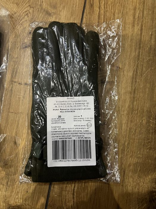 Rekawice zimowe khaki wojskowe