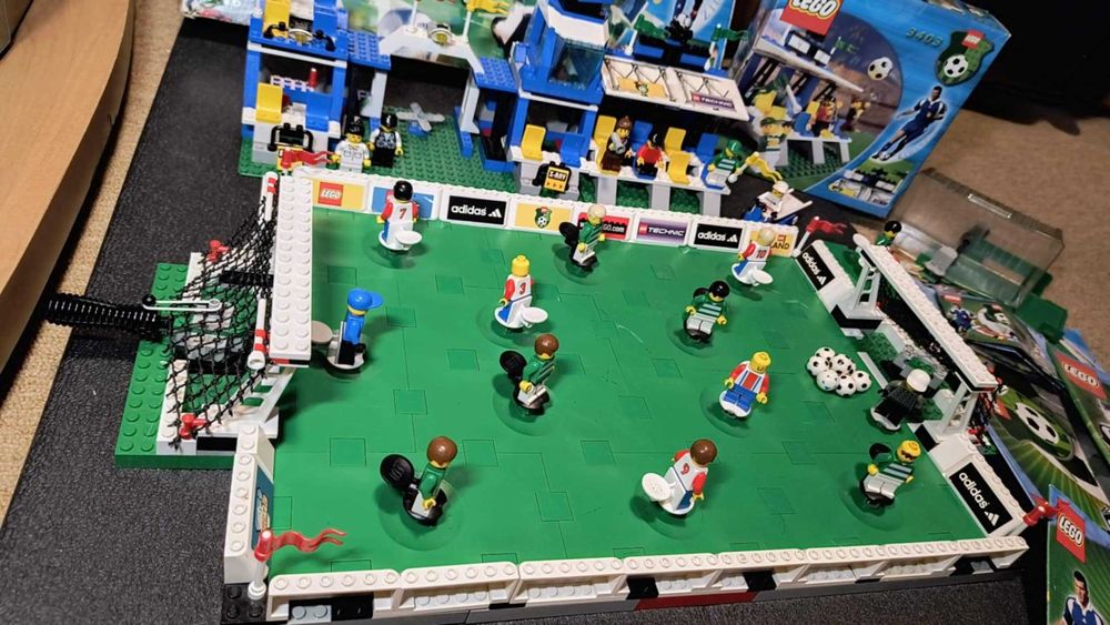 LEGO Football Piłkarzyki Stadion 3409 trybuny dodatki 3401, 3403, 3408