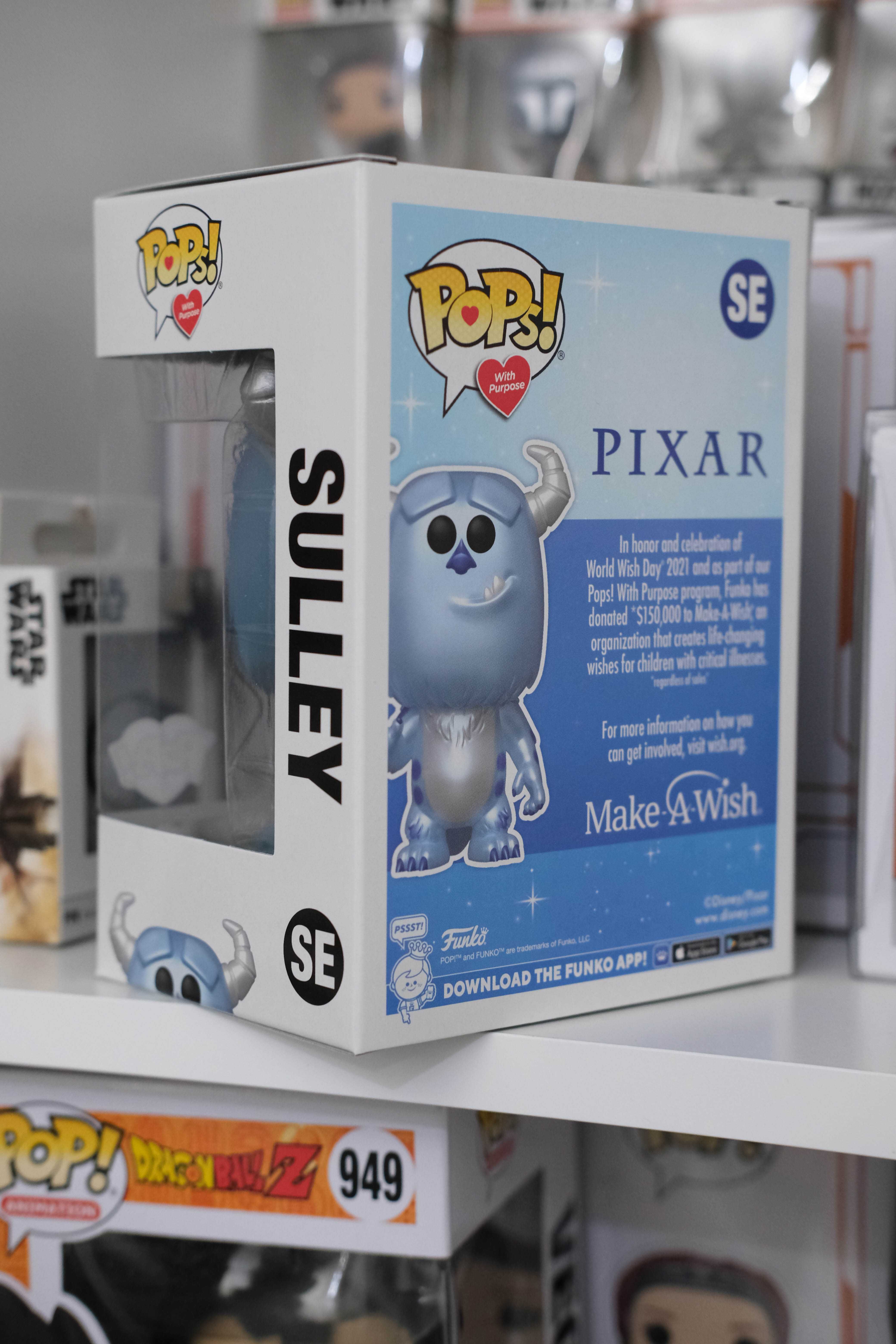 Funko Pop Sulley Disney Make a Wish metallic Funko pop!