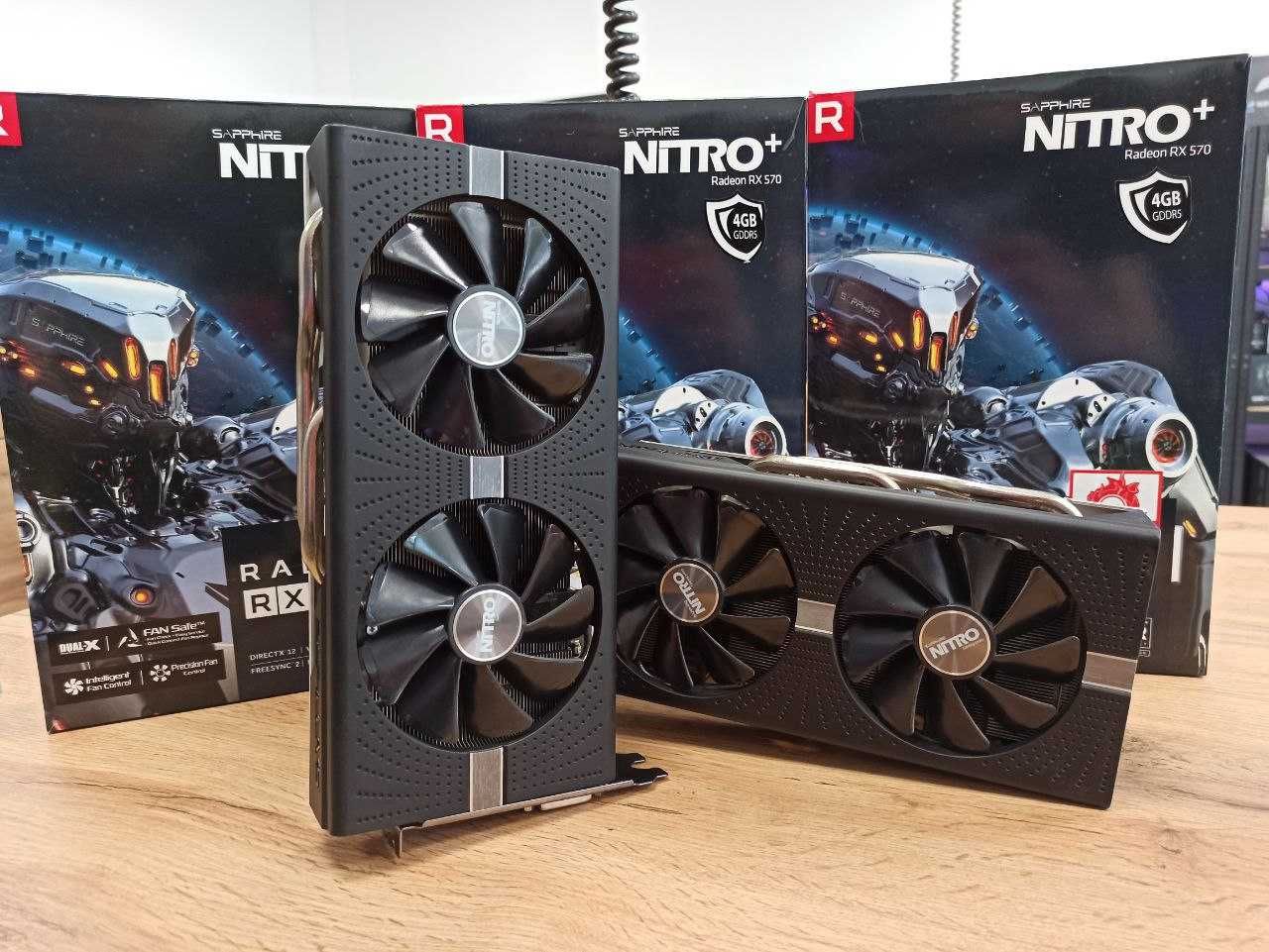 Доступна відеокарта AMD Radeon Sapphire RX 570 4Gb Nitro+ ГАРАНТІЯ