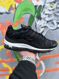 Nike Air Max 97 Plus кроссовки 43 размер черные оригинал