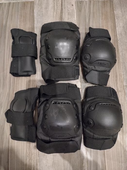 Zestaw ochraniaczy rolki, deskorolka, hulajnoga Oxelo fit 500 r.S