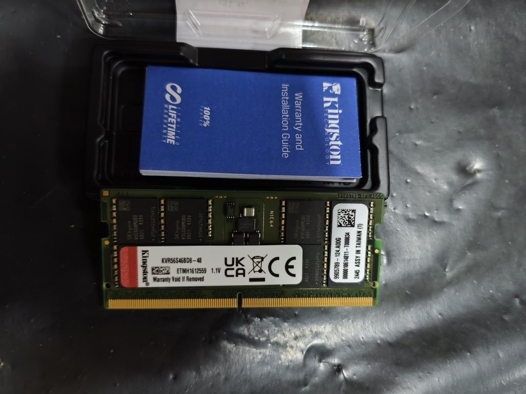 Оперативна пам'ять Kingston SODIMM DDR5 48 Gb