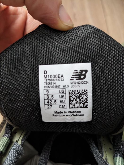 Чоловічі кросівки new balance 1000 Нові