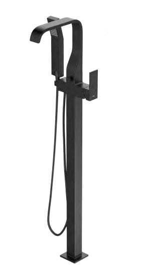 MOBI RUNA BLACK bateria wannowa wolnostojąca 752180BL