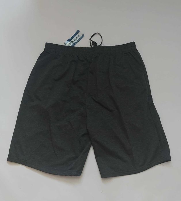 Spodenki męskie dresowe bawełna Dunauone Y-6678 z kieszeniami roz. 4XL