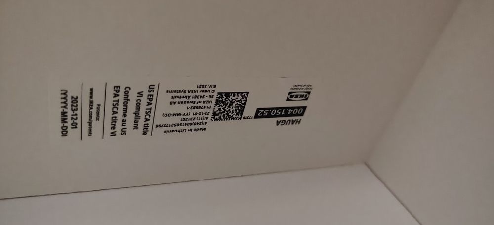 Szafka Biała IKEA model Hauga