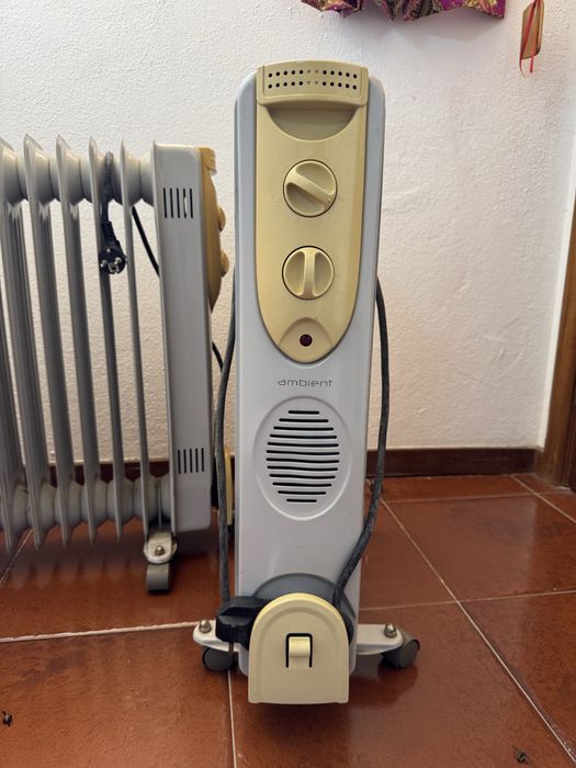 2 aquecedores a oleo