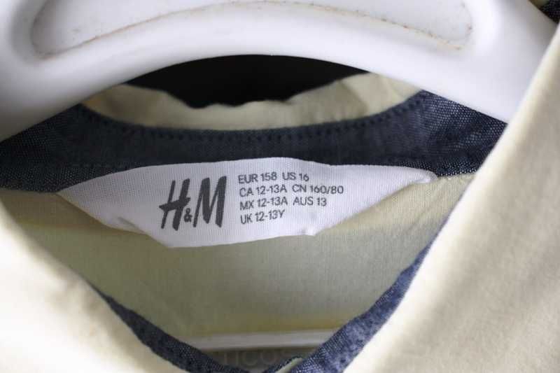 Camisa amarela como nova da H&M tamanho 12-13 anos