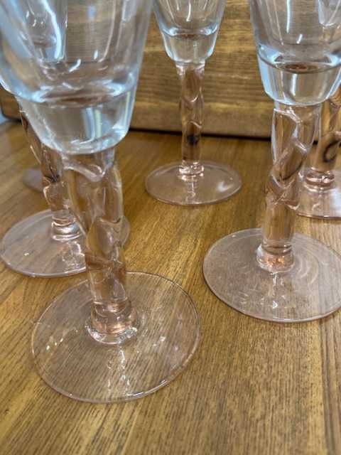 komplet 6 sztuk Puchary szklane do deserów 620 ml duże