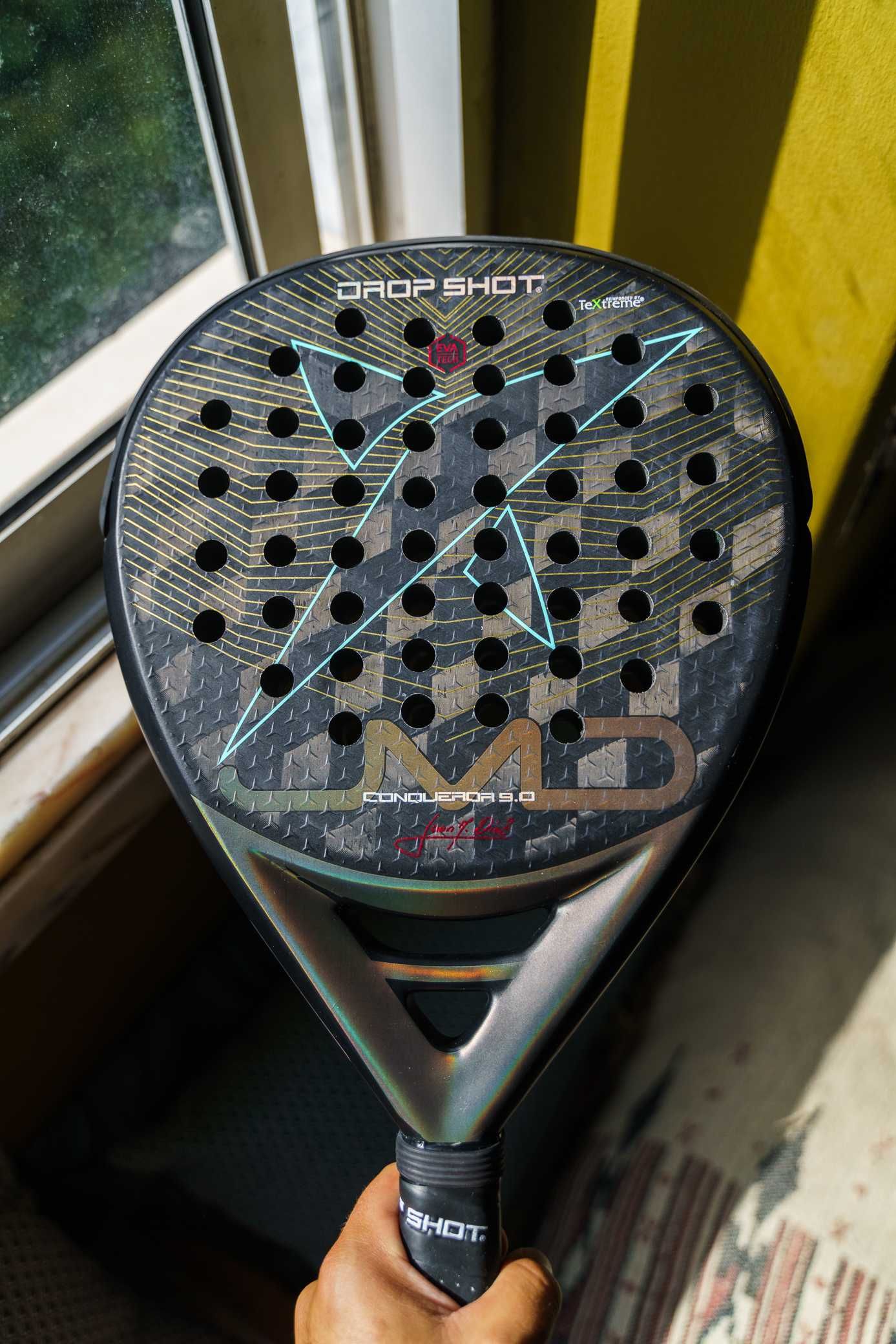 Raquete de padel drop shot Conqueror 9.0 como nova!