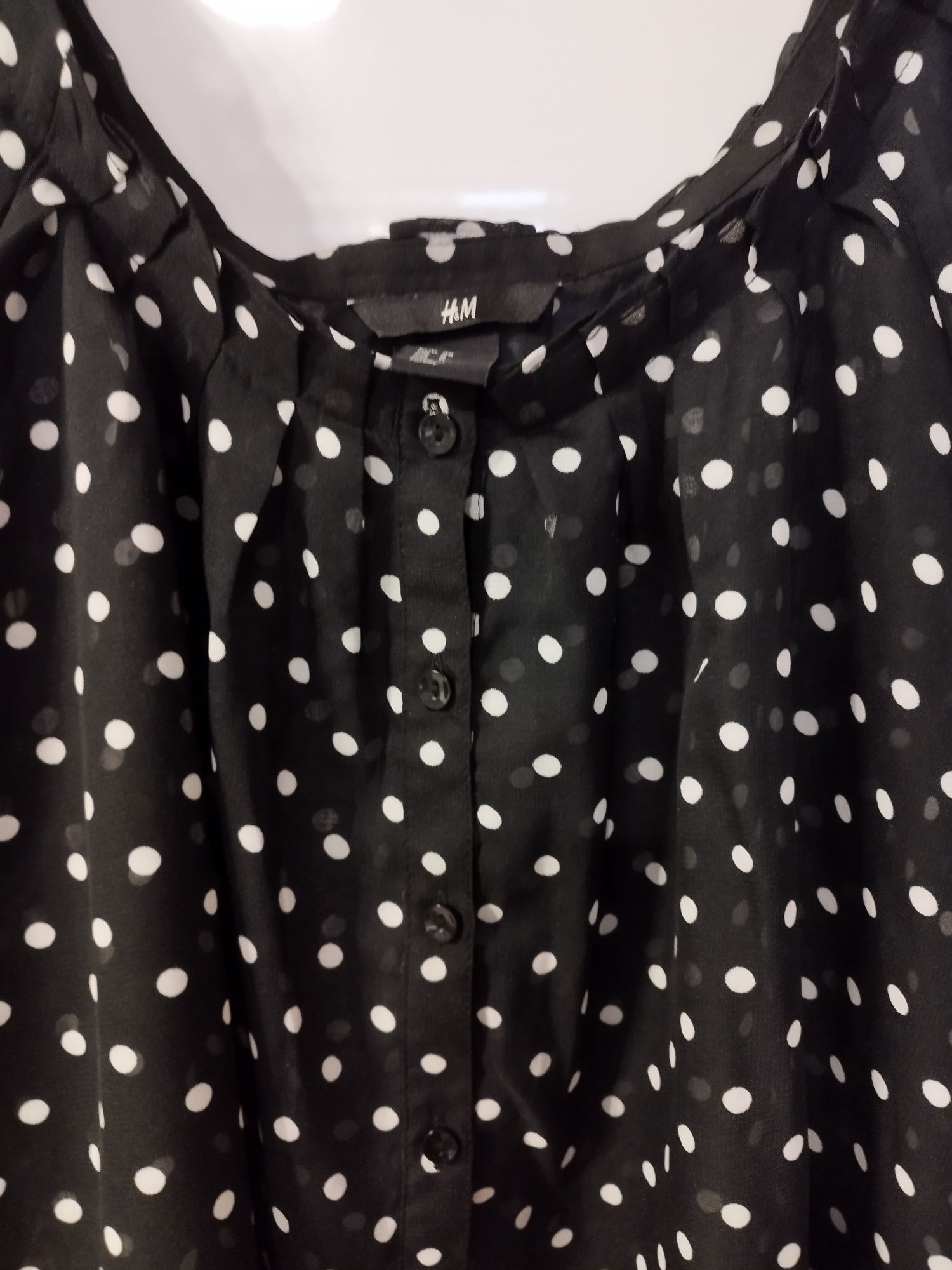 H&M Bluzeczka koszula w grochy rozmiar M