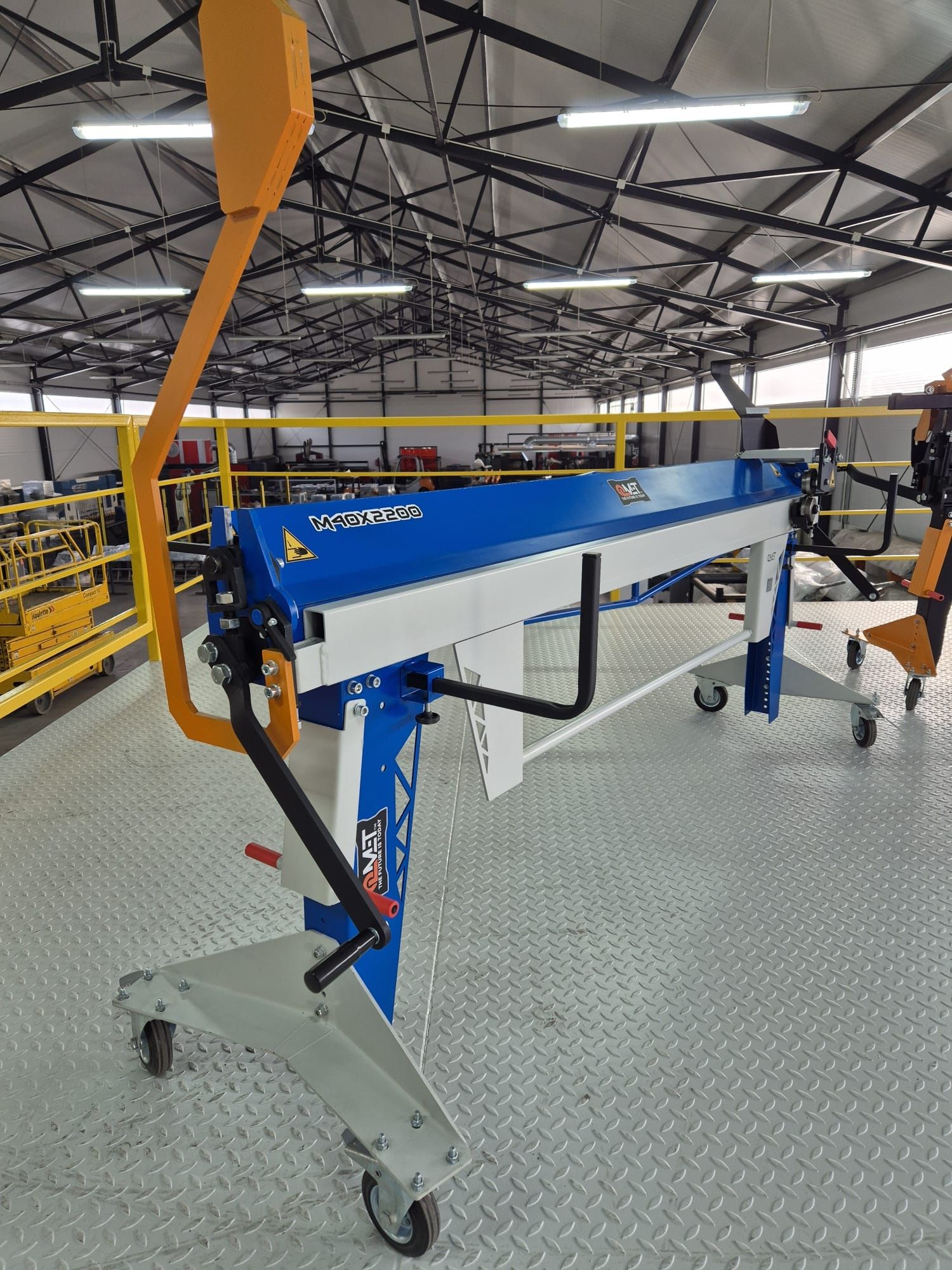 2m Zaginarka Giętarka Wyginarka Zginarka do blachy dekarska M40x2200