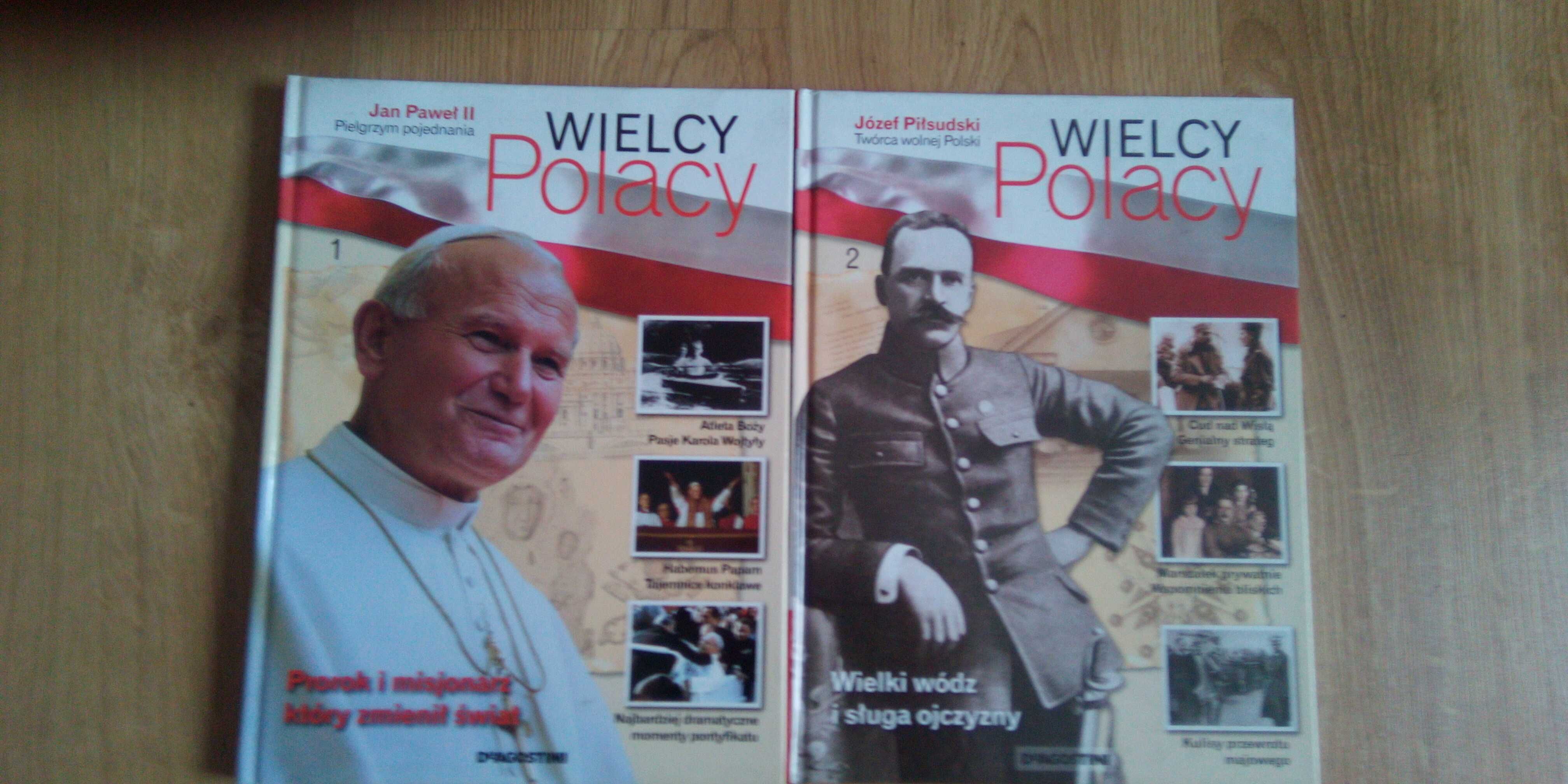 DWIE KSIĄŻKI ;  Jan Paweł II ,  Józef Piłsudski
