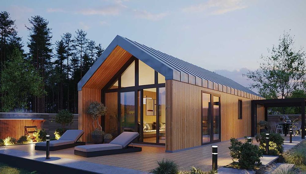 VILLA SOLEA - nowoczesny, całoroczny dom modułowy + antresola 20m2