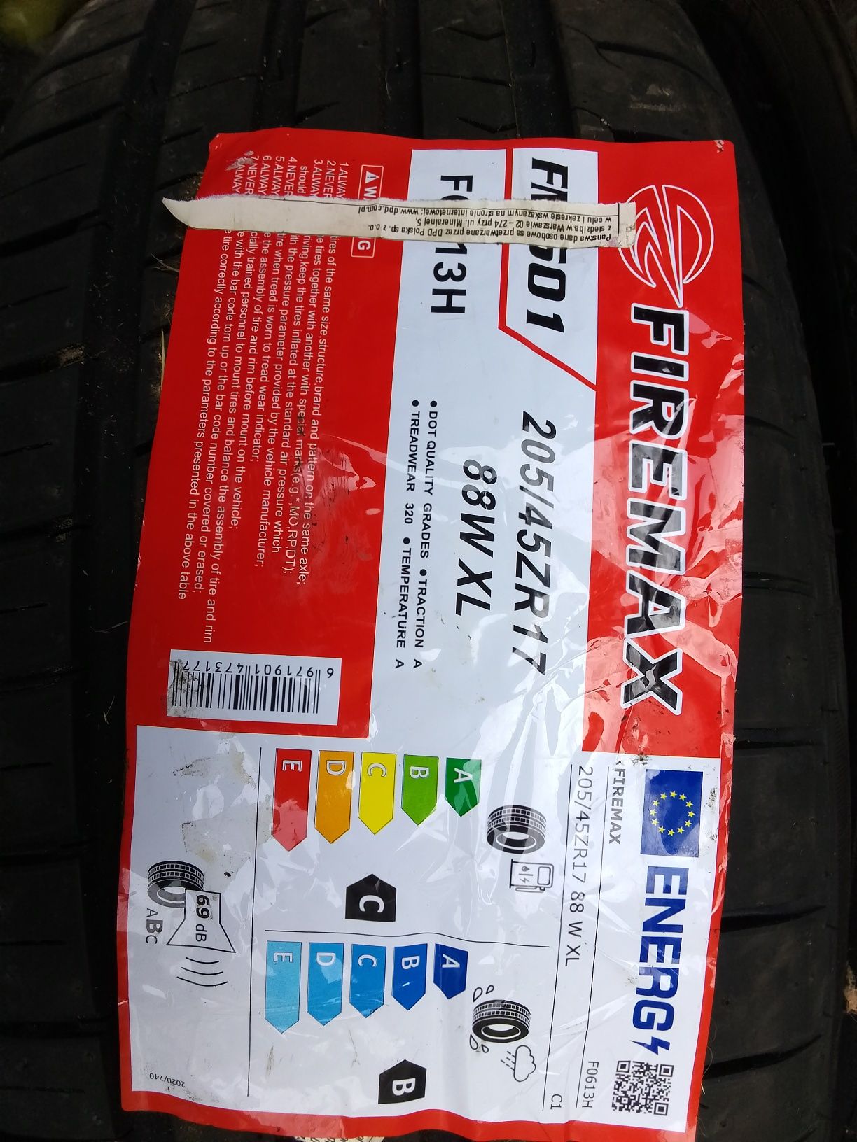 Nowe Opony firemax 205x45