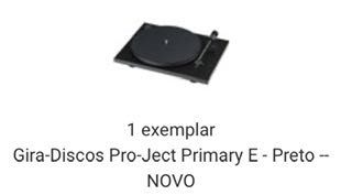 Gira-Discos Project Primary E Preto