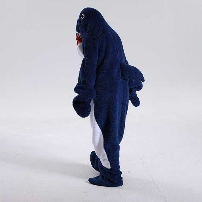 Nowy Koc-Rekin Śpiwór Piżama (190 cm) | HIT Internetu! | MIĘKKI