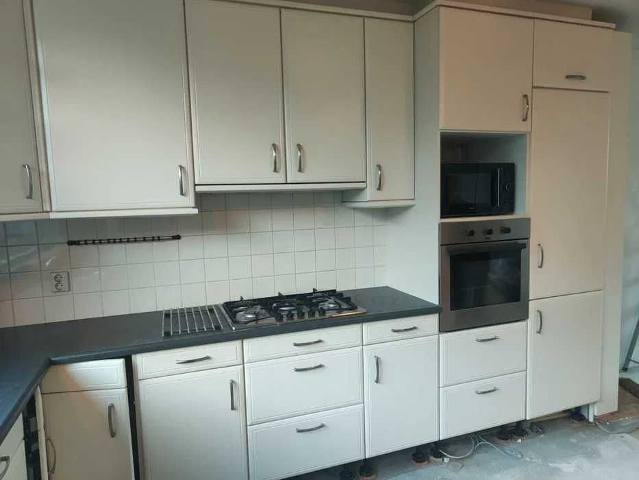 Meble kuchenne "Śnieżny puch"  Kuchnia z AGD