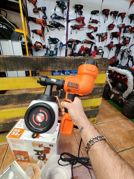 Краскопульт BLACK+DECKER HVLP200/400ватт/сетевой/Гарант2/Днепр