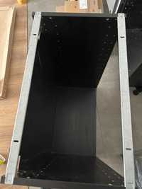 Obud szafki stoj. 60x37x80 cm  czarny IKEA METOD -2szt z nóżkami