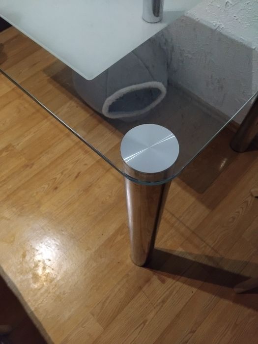 Stół szklany 80x140