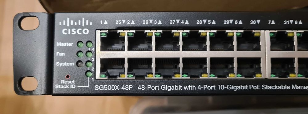 Комутатор Cisco SG500х-48P 52-Port Gigabit Max PoE Managed Switch