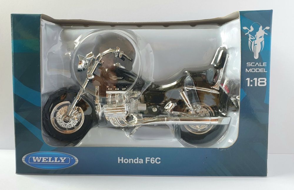 Motocykl Honda F6C welly 1:18 die cast model