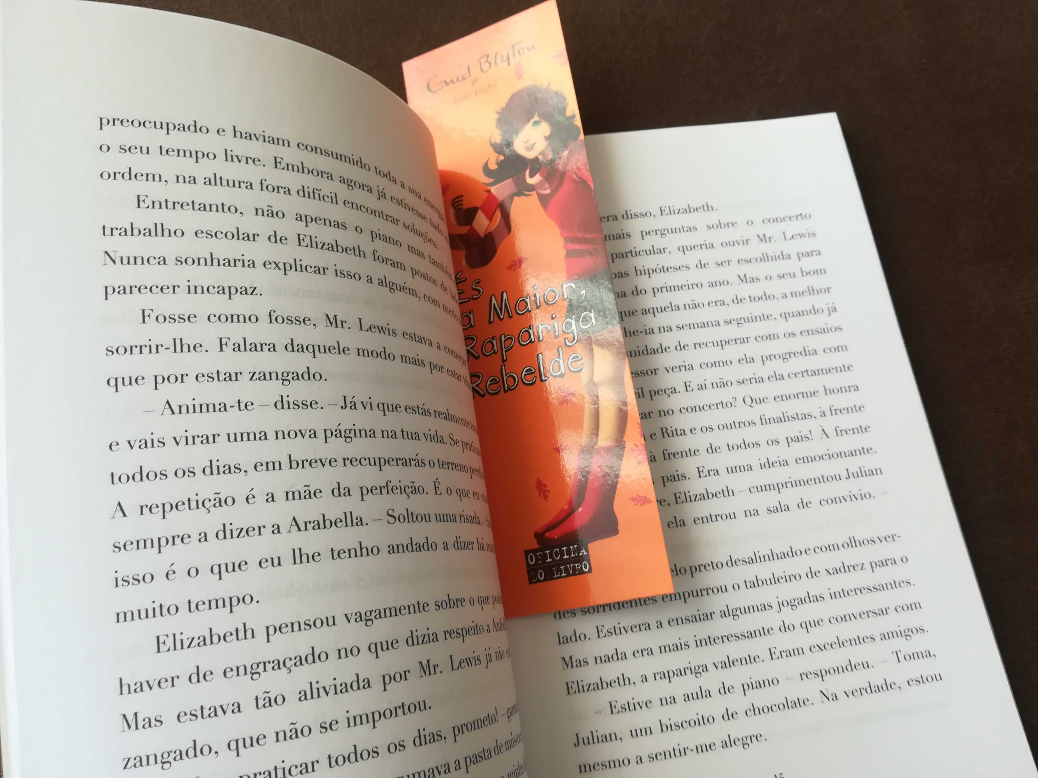 Livro "És a maior, rapariga rebelde" de Enid Blyton