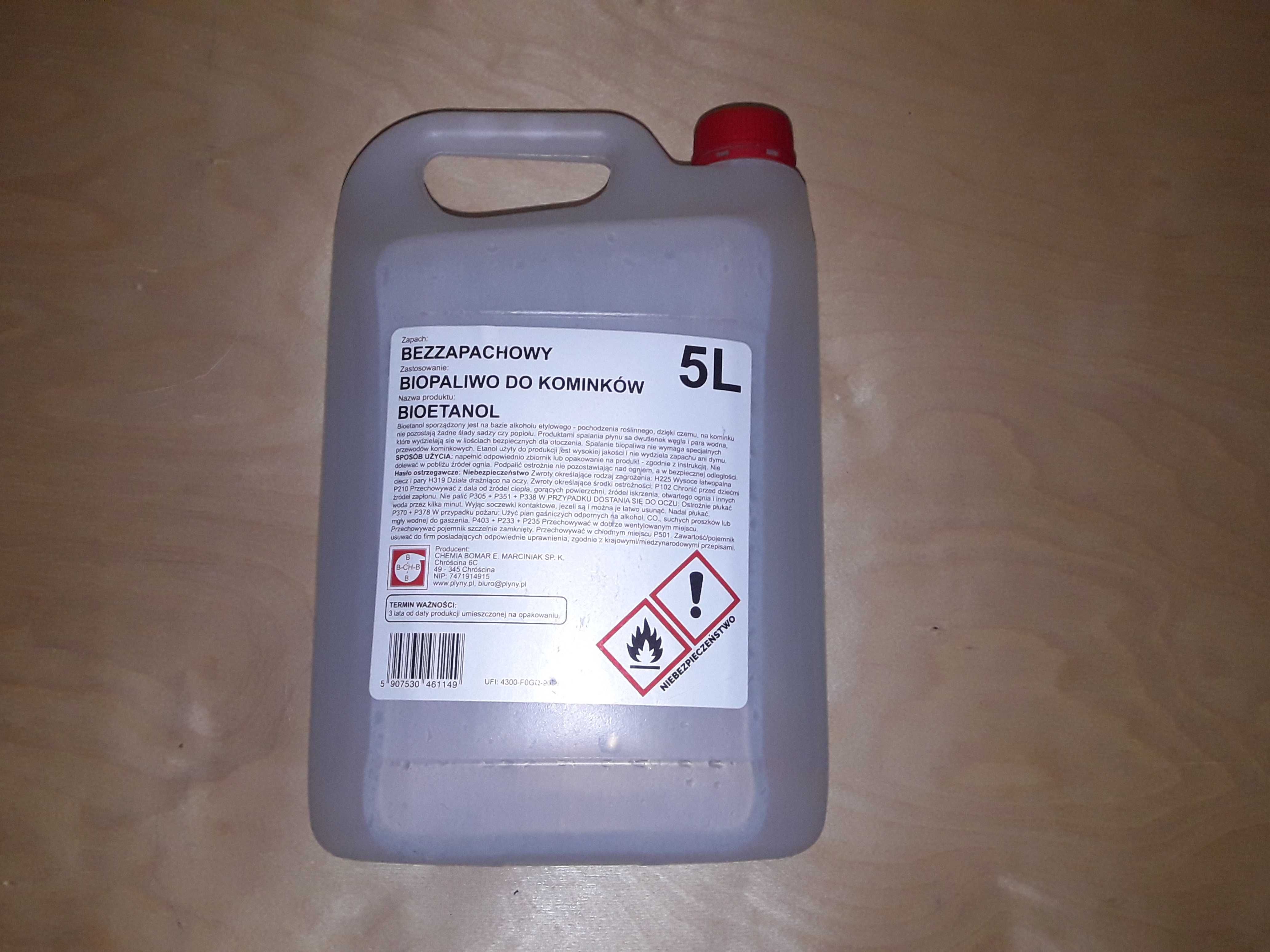 ETANOL 5L Bio Paliwo Do Biokominków