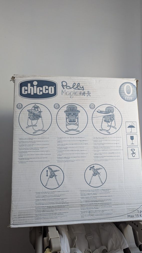 Krzesło, Krzesełko do karmienia Chicco 3w1 – od 0 do 3 lat