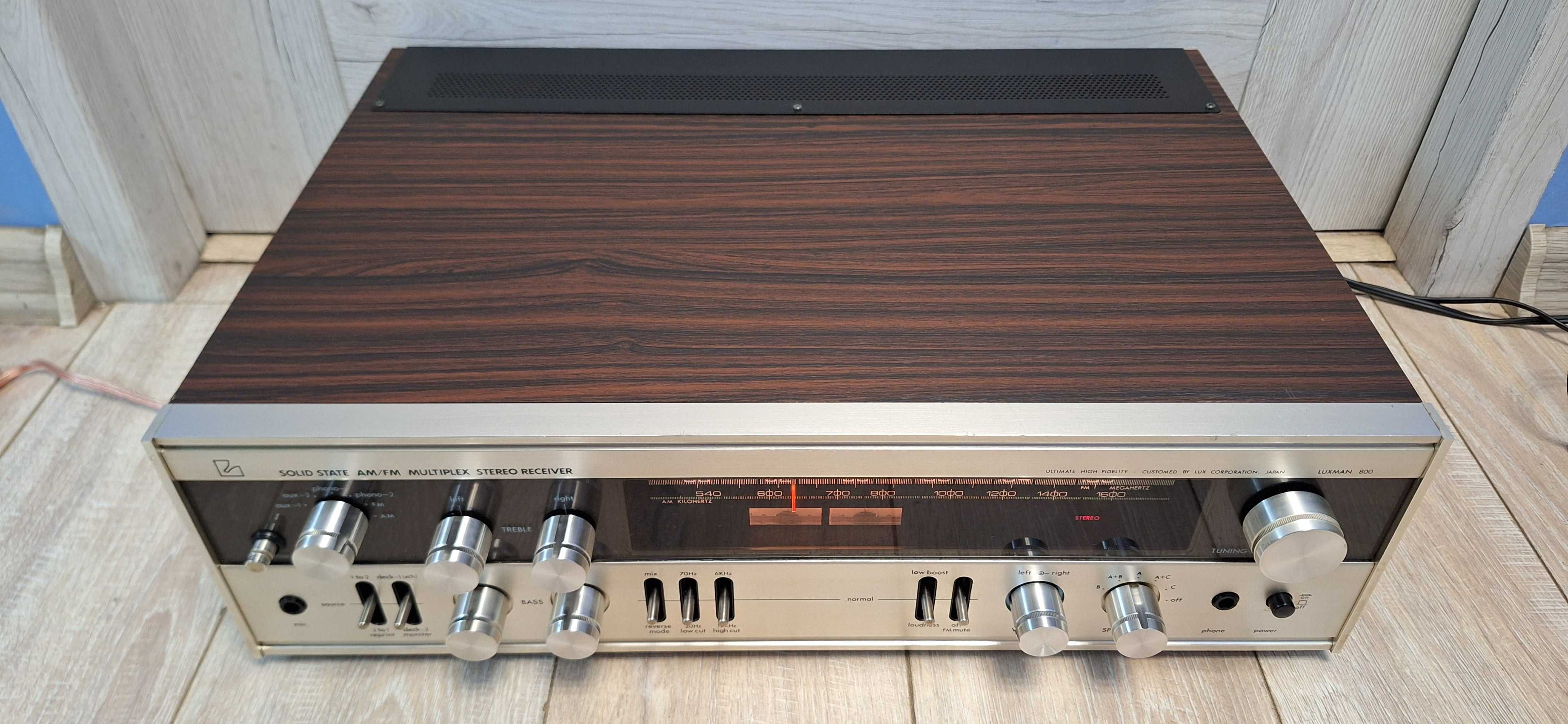 Amplituner LUXMAN R 800 E ! Potęga ! BDB STAN ! OKAZJA ! 100 % Sprawny