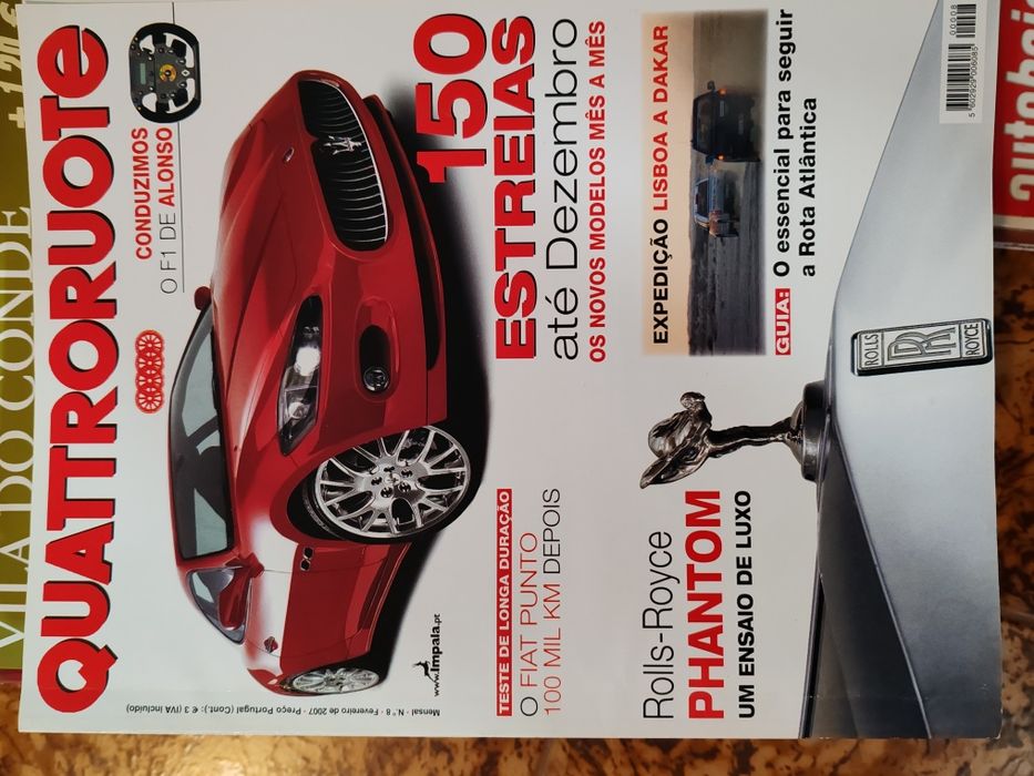 Revistas Quattro Ruote para coleção