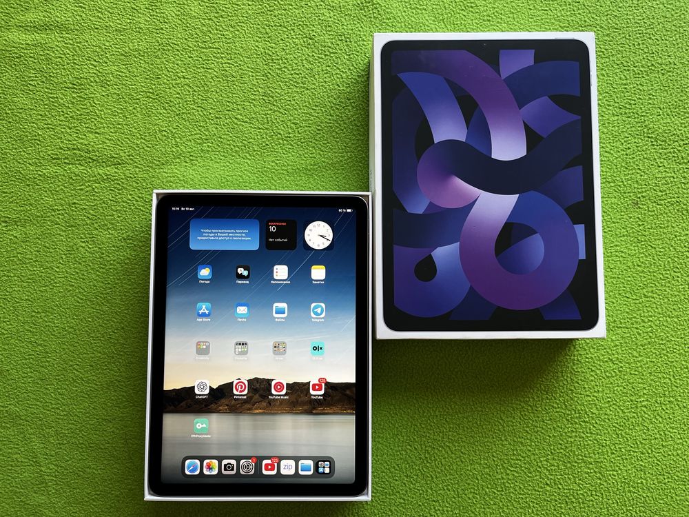 Планшет Apple iPad Air 5 М1 64GB Wi-Fi 2023 Purple MME23LL/A