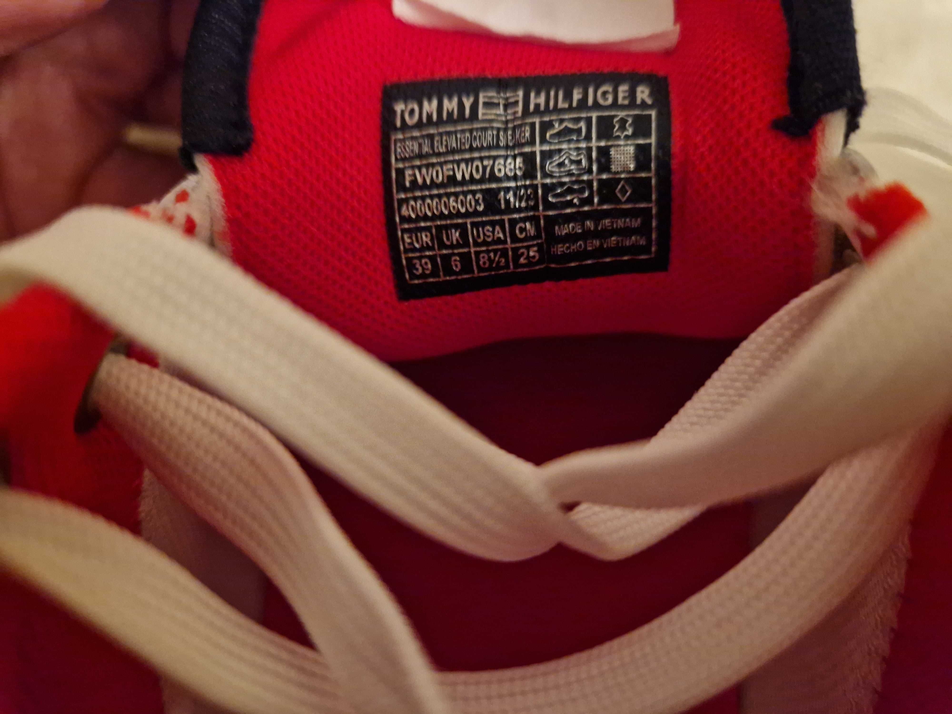 Nowe białe buty sportowe damskie sneakersy Tommy Hilfiger rozmiar 39