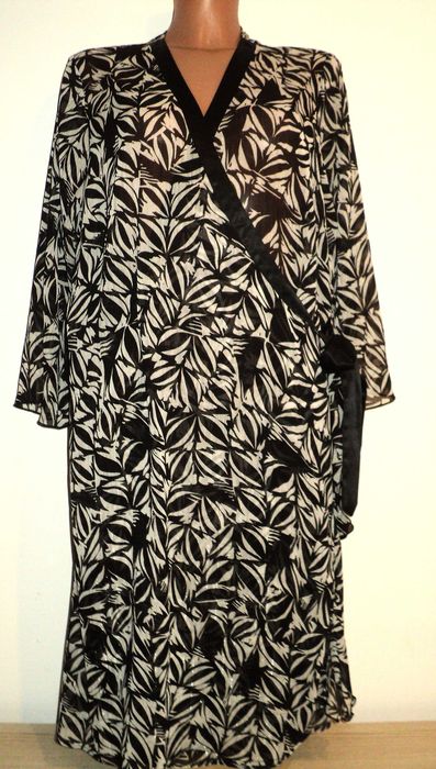 Damski seksowny szlafrok, podomka, penuar M&S roz. 48 4XL