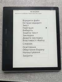 Kindle Oasis 10 покол. 7 дюймів. 32гб. Українська. Все формати. FB2
