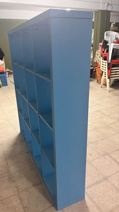 Movel madeira maciça azul