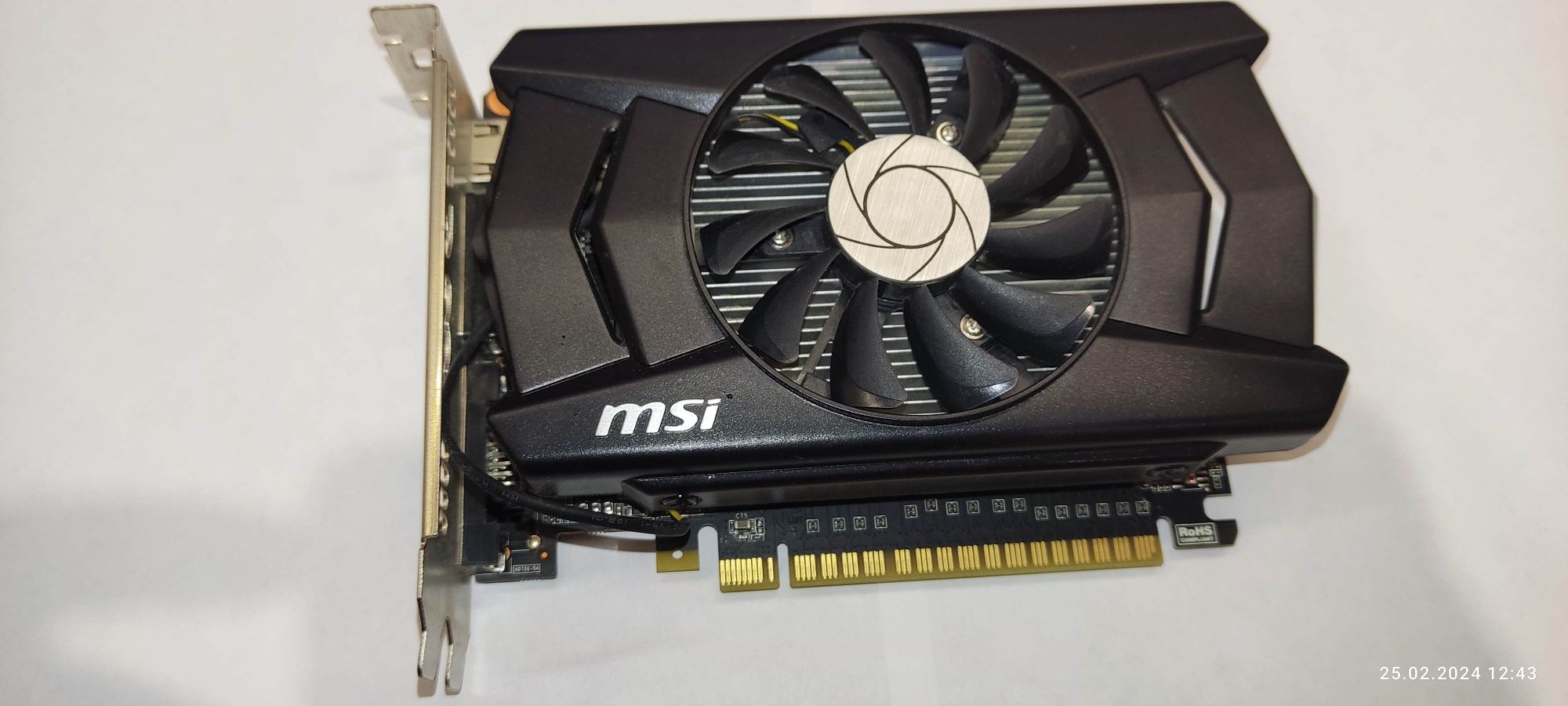 Продам видеокарту msi n750TI 2Gb DDR5