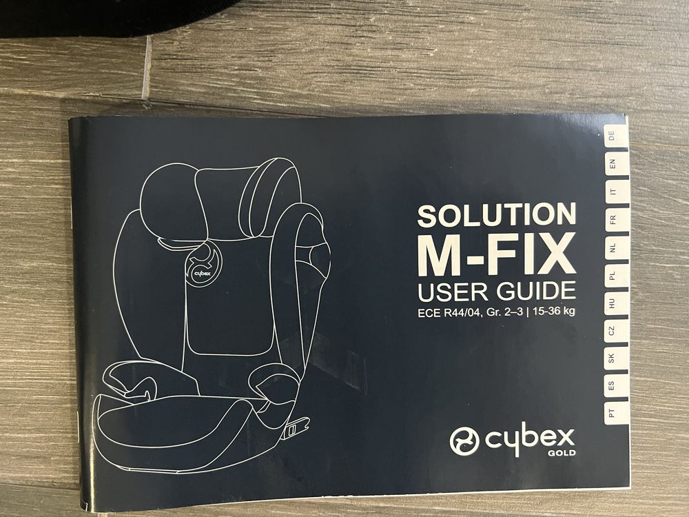 Cadeira Cybex Gold solution M-Fix