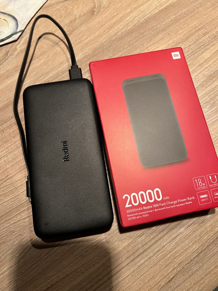 Power Bank Xiaomi Redmi 20000mAh 18W (VXN4304GL) Black