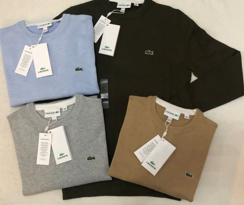 Nowe męskie sweterki Lacoste s-xxl