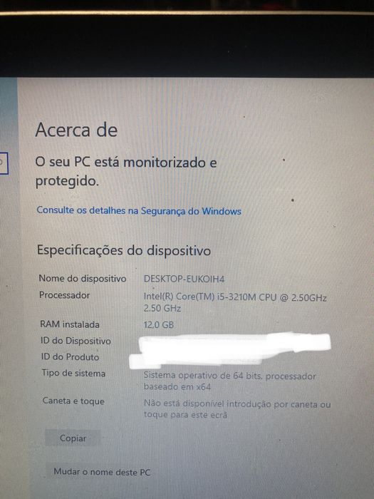 Troco ou vendo Macbook pro i5 3210m 12Gb ram 2012 COM GARANTIA