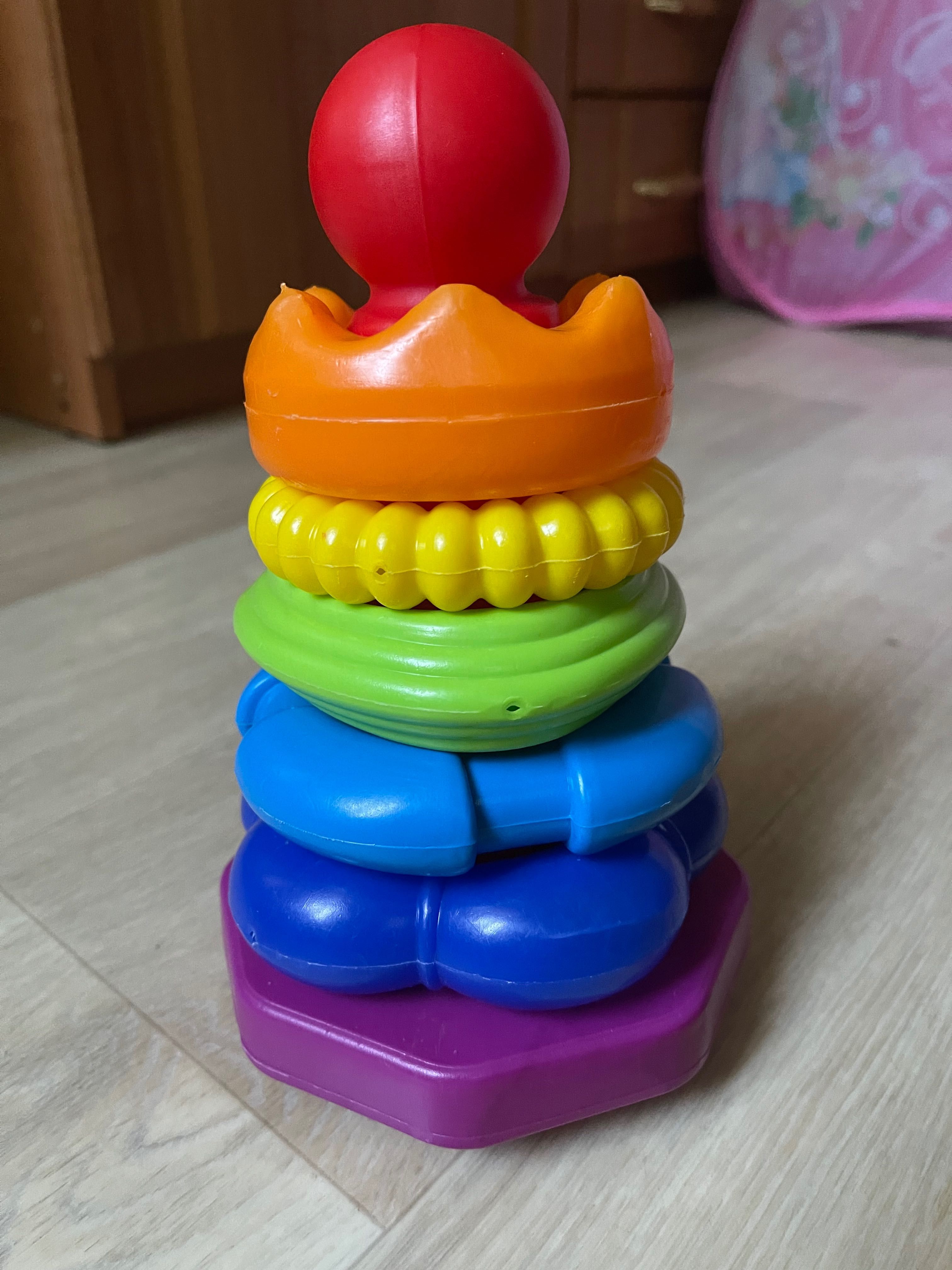 Play Smart погремушка каталка машинка детская игрушка червячок