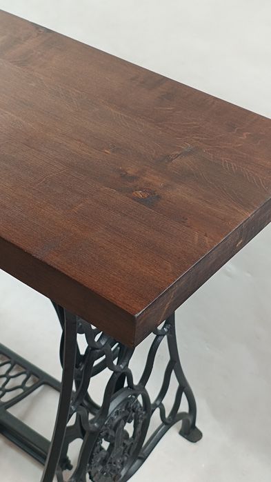 Blat do stolika z maszyny singer maszyna na stolik drewniany lakier