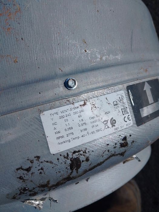 Turbina wentylator Typ: VENT-315NK